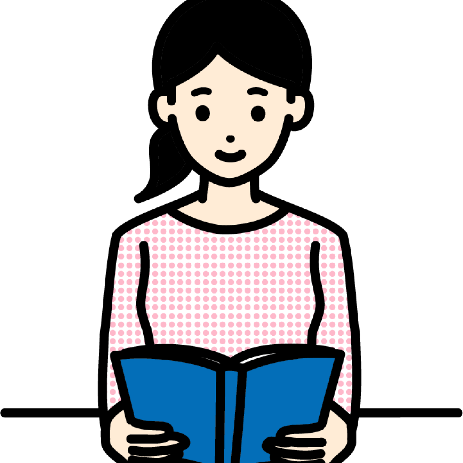 readingbook_woman_color